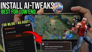 Install AI-Tweaks For Mobile Legends: Best For Low End Android Devices  NO ROOT