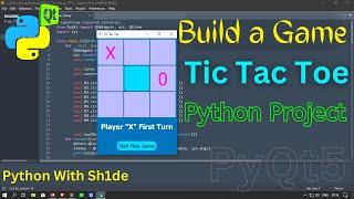 Python Tic Tac Toe Game Build - PyQt5 GUI