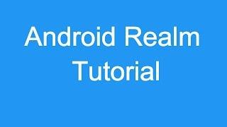 209 Android Realm Tutorial |