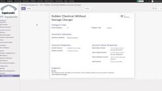 odoo10 : create product category