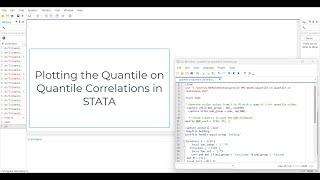 Stata- Plotting the Quantile-on-Quantile Correlation
