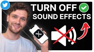 How To Turn Off Sound Effects On Twitter X