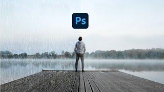 How to Create an Awesome Rain Effect in Photoshop | Photoshop Tutorial Malayalam | Photoshop Trick