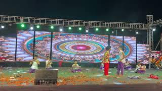 Akki as Pushparaj | PUSHPA song dance performance by 4th class boys | 2nd annualday #aadyaaschool