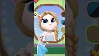 My Talking Angela 2 Gameplay | Elsa Frozen VS Angela #mytalkingangela2 #cosplay #viral #angela