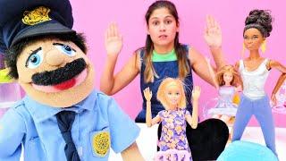 Oyun videoları - Kuaför salonunda polis baskını! Ayşe ve Barbie ile kız oyunları