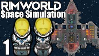 Rimworld: Space Simulation #1 - Hidden Research Facility