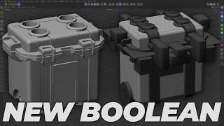 New Boolean Workflow in Cinema 4D