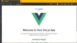 #7 Vue JS CLI   Add new page with router link