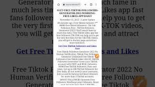 free tiktok followers | increase tiktok followers fast #tiktokfollowers #freefollowers