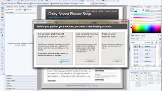 Serif WebPlus X7/X8 Tutorial - Hosting 1: Setting up WebPlus.net Hosting