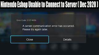 Nintendo Eshop Unable to Connect to Server (Dec 2020) What Is The Status? Watch!