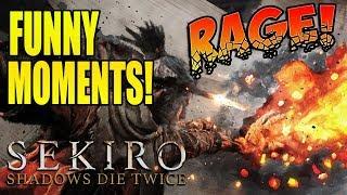 TRY NOT TO LAUGH! Sekiro Funny Rage Montage!