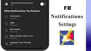 FB Turn OFF Notification Updates from Friends | Facebook Notification Settings