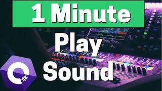 How to play sound | C# .NET