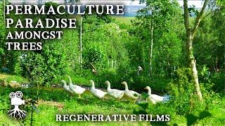 Beautiful 8 Acre Permaculture Farm Combines Trees, Livestock, and a Productive CSA Market Garden