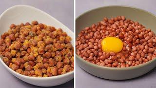 Add egg into peanut, you'll be satisfy with the result!!