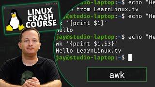 Linux Crash Course - awk