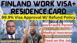 HOW TO GET A JOB+WORK PERMIT IN FINLAND & RELOCATE FASTER | 99.9% VISA  APPROVAL WITH REFUND POLICY