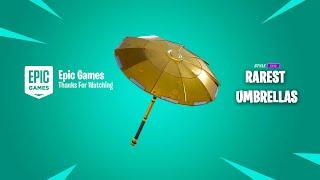 RAREST VICTORY UMBRELLAS IN FORTNITE