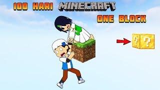 100 Hari One Block Only, Mamat Sial Terus!! - Kompilasi Animasi minecraft