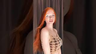 Beautiful red hair girl ‍️‍️‍️ TikTok challenge ginger 