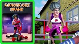 Scary Teacher 3D | miss T Knock Out Prank Walkthrough (iOS Android)