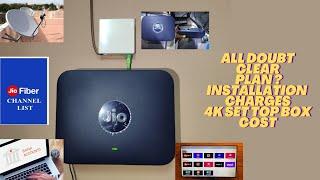 jio fiber all doubt clear | channel list | 30 mbps plan | Jio fiber installation | part - 1