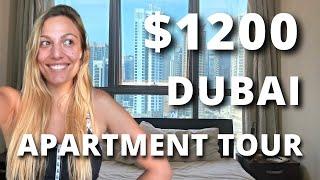 What $1200 a month gets you in Dubai - JLT/Marina Apartment Tour