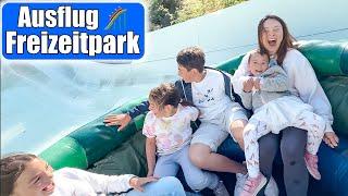 Große Überraschung  Achterbahn fahren mit der Familie! Ausflug zum Freizeitpark! Mamiseelen