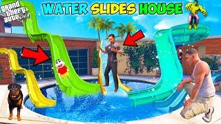 Franklin & Shinchan Opening a Water Park in Franklin's House in GTA 5 ! | GTA 5 AVENGERS