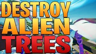 Where to destroy alien trees in Fortnite Chapter 2 Season 7