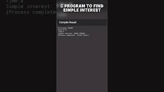 C program to find the Simple interest #itzrafiq #cprogramming #exam