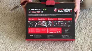 Unboxing: MSI GTX 970 Gaming 4G - Meine neue Grafikkarte!