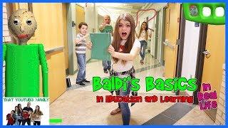 Back To School Baldi's Basics In Real Life (Kids Choice)  / That YouTub3 Family | Family Channel