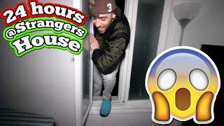 (OMFG!) 24 HOUR OVERNIGHT CHALLENGE AT A STRANGERS HOUSE //  OVERNIGHT IN A STRANGERS HOUSE FORT!