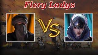 Kalif vs Luna | Fiery Ladys | Vorstellungs KI Kampf | Stronghold Crusader