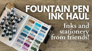 FOUNTAIN PEN INK HAUL // Inks and Stationery from Kat! #fountainpenink #stationeryhaul