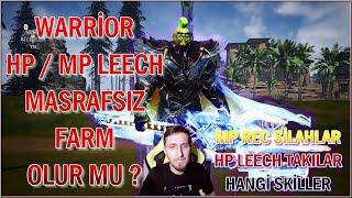 Rise WARRİOR ile SIFIR veya SIFIRA YAKIN Masrafsız FARM Atılır MI ! -Silah & Takı HP MP Leech Durumu