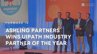 Ashling Partners Wins The UiPath Industry Partner Of The Year Award