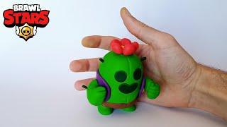 Making Brawl Stars Spike - Clay Art 