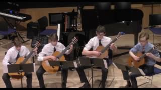 Cueca, Augustin Barrios Mangore - Warwick School Guitar Quartet