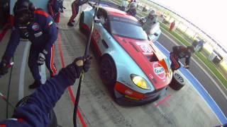 Gulf AMR Middle East - Silverstone Pit Stop from Head Camera