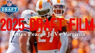 2025 Draft Film: Tennessee Edge James Pearce Jr Vs Virginia 2023