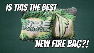 Is this the best new Fire Bag??// Fire Incinerator Cornhole Bag Review - Episode 20