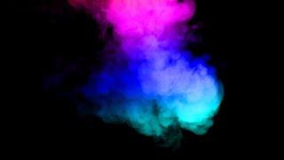 colour Smoke video background black screen | Light effect | Kinemaster Template Black Screen 2023