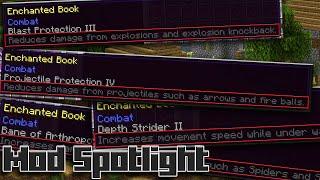 Enchantment Descriptions For New and Old Players! - Minecraft Mod Spotlight