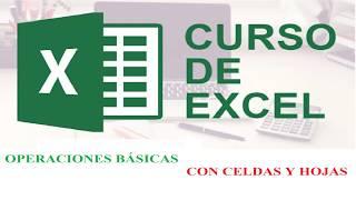 Aprender Excel 2020 Curso Fácil 4- Formato y Operaciones Básicas de celdas y hojas