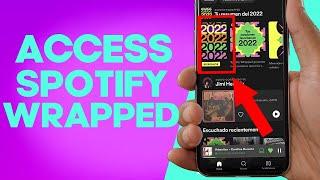 How to Access Spotify Wrapped 2022 on Android or iphone - Wrapped Not Showing Problem Fixed