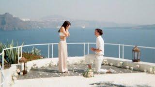 Getting Engaged In Santorini ️